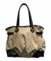 GUCCI（グッチ）の古着「GG 502752 トートバッグ」｜ベージュ×ブラック