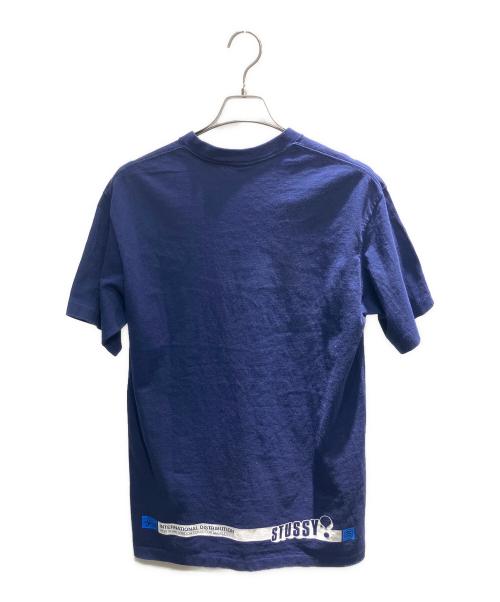stussy（ステューシー）stussy (ステューシー) 90s USA製 半袖カットソー ネイビー サイズ:Lの古着・服飾アイテム