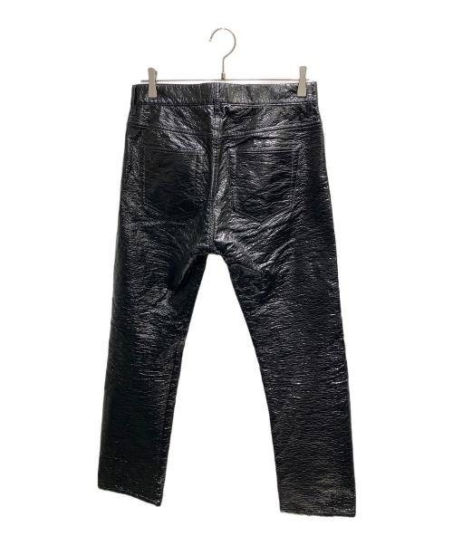 DIESEL（ディーゼル）DIESEL (ディーゼル) コーティングパンツ ブラック サイズ:W28の古着・服飾アイテム