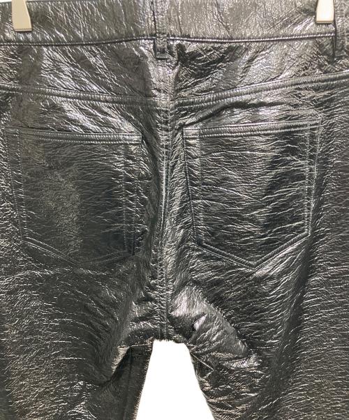 DIESEL（ディーゼル）DIESEL (ディーゼル) コーティングパンツ ブラック サイズ:W28の古着・服飾アイテム