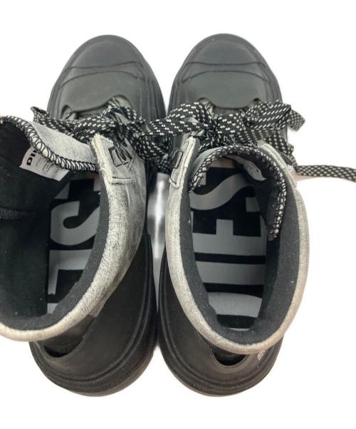 DIESEL（ディーゼル）DIESEL (ディーゼル) D-HIKO BT X ハイカットスニーカー グレー×ブラック サイズ:28cmの古着・服飾アイテム