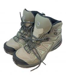 SALOMON（サロモン）の古着「X Ultra 3 Mid GTX トレッキングシューズ」｜オリーブ