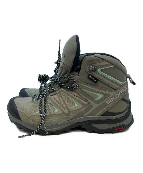 SALOMON（サロモン）SALOMON (サロモン) X Ultra 3 Mid GTX トレッキングシューズ オリーブ サイズ:24cmの古着・服飾アイテム