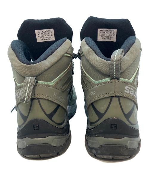 SALOMON（サロモン）SALOMON (サロモン) X Ultra 3 Mid GTX トレッキングシューズ オリーブ サイズ:24cmの古着・服飾アイテム