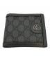 GUCCI（グッチ）の古着「GGスプリーム オフィディア 0416 2つ折り財布」｜グレー