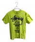 stussy（ステューシー）の古着「半袖カットソー」｜黄緑