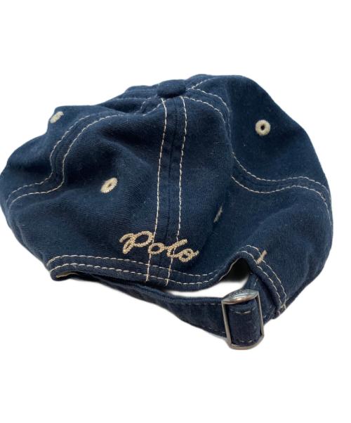 POLO RALPH LAUREN（ポロ・ラルフローレン）POLO RALPH LAUREN (ポロ・ラルフローレン) キャップ ネイビーの古着・服飾アイテム