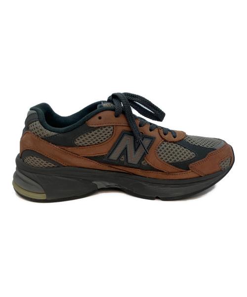 NEW BALANCE（ニューバランス）NEW BALANCE (ニューバランス) PECAN BROWN ローカットスニーカー ブラウン×グレー サイズ:27cmの古着・服飾アイテム