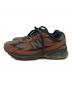 NEW BALANCE (ニューバランス) PECAN BROWN ローカットスニーカー ブラウン×グレー サイズ:27cm：10000円