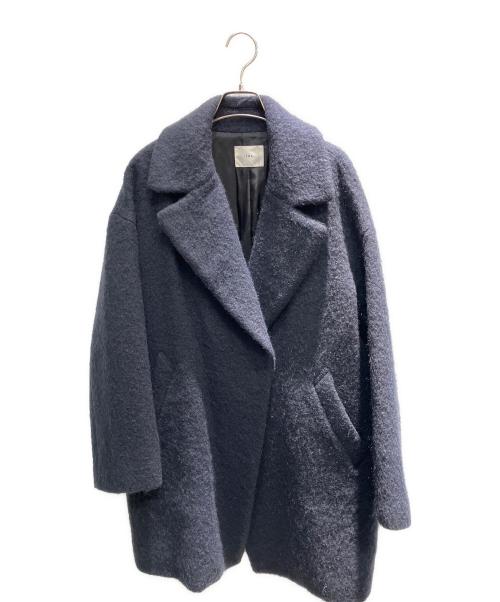 IENA（イエナ）IENA (イエナ) ウールモヘヤシャギーコート コート ネイビー サイズ:38の古着・服飾アイテム