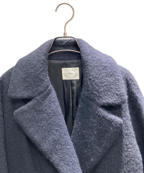 IENA（イエナ）IENA (イエナ) ウールモヘヤシャギーコート コート ネイビー サイズ:38の古着・服飾アイテム