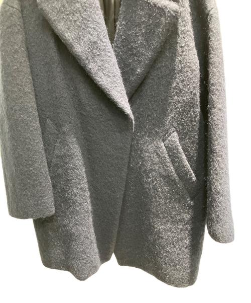 IENA（イエナ）IENA (イエナ) ウールモヘヤシャギーコート コート ネイビー サイズ:38の古着・服飾アイテム
