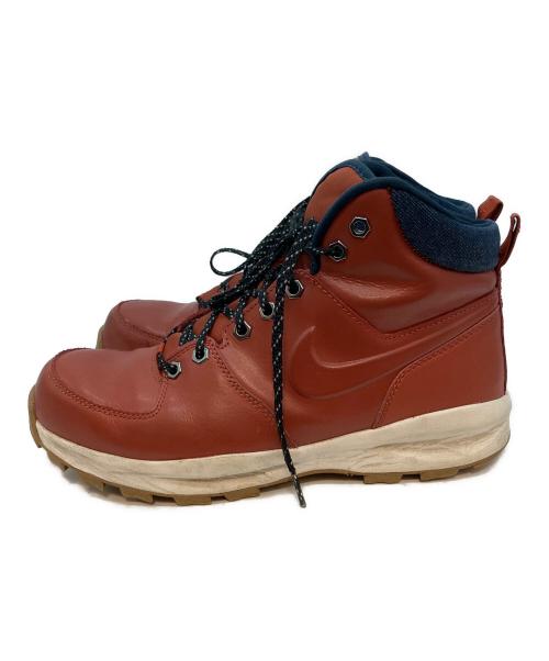 NIKE（ナイキ）NIKE (ナイキ) MANOA LEATHER SE (マノア レザー SE) ハイカットスニーカー オレンジ サイズ:27cmの古着・服飾アイテム