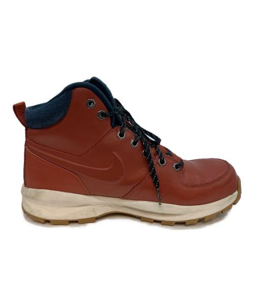 NIKE（ナイキ）NIKE (ナイキ) MANOA LEATHER SE (マノア レザー SE) ハイカットスニーカー オレンジ サイズ:27cmの古着・服飾アイテム