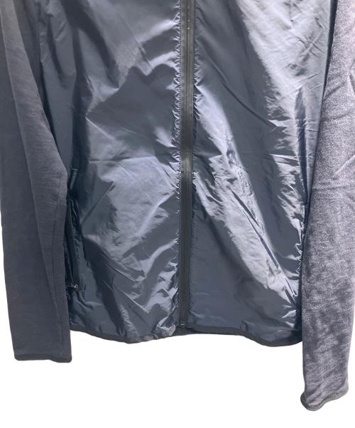PRADA（プラダ）PRADA (プラダ) 切り替え ナイロンジャケット ネイビー サイズ:XLの古着・服飾アイテム