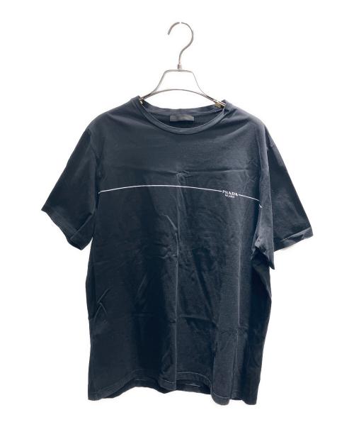 PRADA（プラダ）PRADA (プラダ) 半袖カットソー ブラック サイズ:XLの古着・服飾アイテム