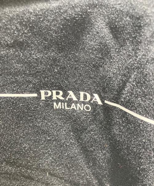 PRADA（プラダ）PRADA (プラダ) 半袖カットソー ブラック サイズ:XLの古着・服飾アイテム