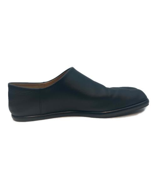 Maison Margiela（メゾンマルジェラ）Maison Margiela (メゾンマルジェラ) TABI BABOUCHE レザーシューズ ブラック サイズ:40の古着・服飾アイテム