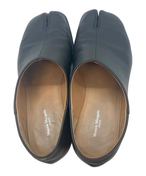 Maison Margiela（メゾンマルジェラ）Maison Margiela (メゾンマルジェラ) TABI BABOUCHE レザーシューズ ブラック サイズ:40の古着・服飾アイテム