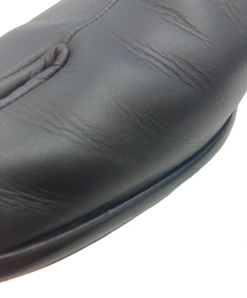 Maison Margiela（メゾンマルジェラ）Maison Margiela (メゾンマルジェラ) TABI BABOUCHE レザーシューズ ブラック サイズ:40の古着・服飾アイテム