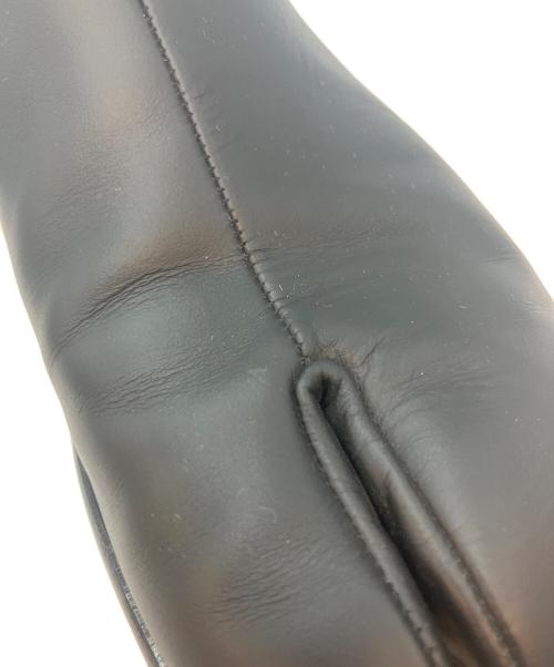 Maison Margiela（メゾンマルジェラ）Maison Margiela (メゾンマルジェラ) TABI BABOUCHE レザーシューズ ブラック サイズ:40の古着・服飾アイテム
