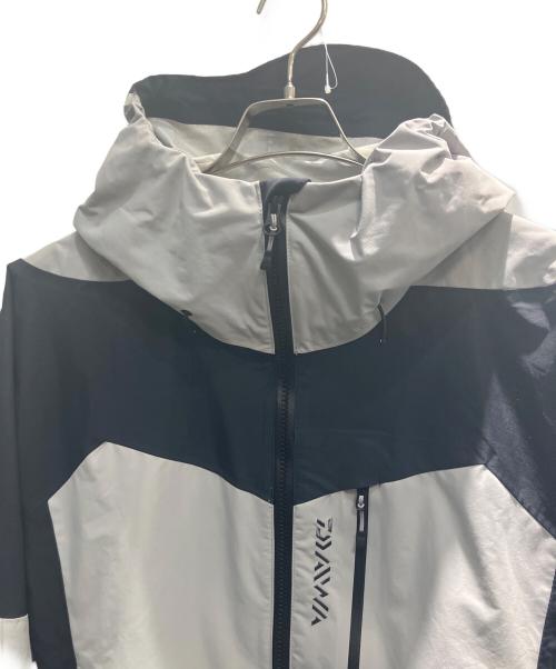 DAIWA（ダイワ）DAIWA (ダイワ) レインマックスデタッチャブルレインスーツ レインウェア グレー×ブラック サイズ:Lの古着・服飾アイテム
