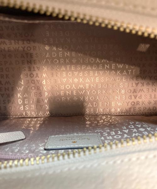 Kate Spade（ケイトスペード）Kate Spade (ケイトスペード) 2WAYショルダーバッグ ピンク×ホワイトの古着・服飾アイテム