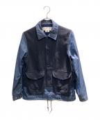 COMME des GARCONS×GANRYUコムデギャルソン×ガンリュウ）の古着「コーチジャケット」｜ネイビー