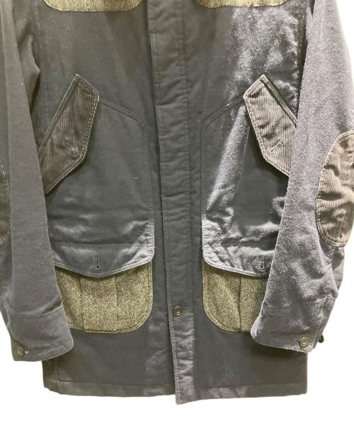 COMME des GARCONS HOMME（コムデギャルソン オム）COMME des GARCONS HOMME (コムデギャルソン オム) 14AW コットンウールアームパッチジャケット ネイビー サイズ:Sの古着・服飾アイテム