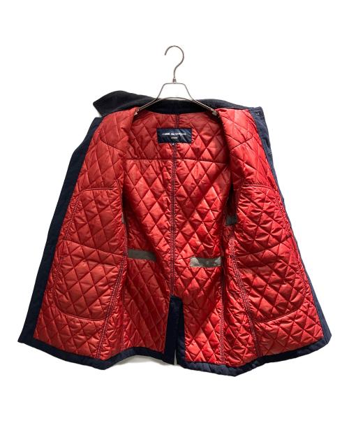 COMME des GARCONS HOMME（コムデギャルソン オム）COMME des GARCONS HOMME (コムデギャルソン オム) 14AW コットンウールアームパッチジャケット ネイビー サイズ:Sの古着・服飾アイテム
