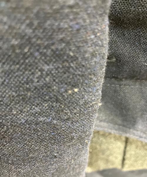 COMME des GARCONS HOMME（コムデギャルソン オム）COMME des GARCONS HOMME (コムデギャルソン オム) 14AW コットンウールアームパッチジャケット ネイビー サイズ:Sの古着・服飾アイテム
