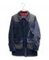 COMME des GARCONS HOMME（コムデギャルソン オム）の古着「14AW コットンウールアームパッチジャケット」｜ネイビー