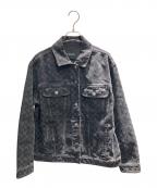 COACHコーチ）の古着「シグネチャーデニムジャケット」｜ブラック