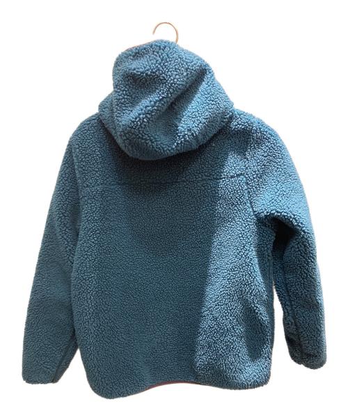Patagonia（パタゴニア）Patagonia (パタゴニア) リバーシブル・レディ・フレディ・フーディ キッズ・ボーイズモデル リバーシブルジャケット ネイビー×パープル サイズ:XXL(キッズ)の古着・服飾アイテム