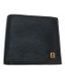 FENDI（フェンディ）の古着「レザー2つ折り財布」｜ブラック