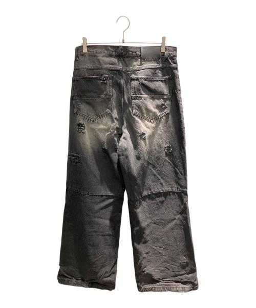 BREATH（ブレス）BREATH (ブレス) COATING DAMAGE DENIM PANTS デニムパンツ ブラック サイズ:XLの古着・服飾アイテム