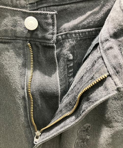 BREATH（ブレス）BREATH (ブレス) COATING DAMAGE DENIM PANTS デニムパンツ ブラック サイズ:XLの古着・服飾アイテム