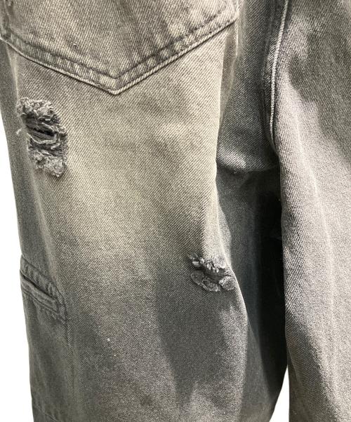BREATH（ブレス）BREATH (ブレス) COATING DAMAGE DENIM PANTS デニムパンツ ブラック サイズ:XLの古着・服飾アイテム