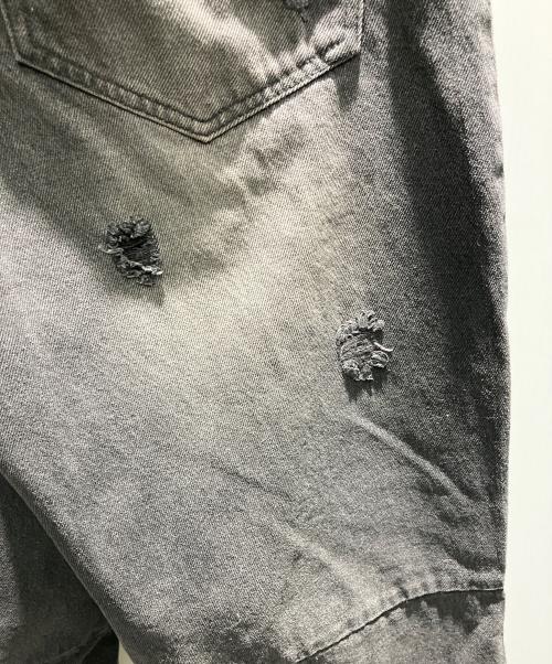 BREATH（ブレス）BREATH (ブレス) COATING DAMAGE DENIM PANTS デニムパンツ ブラック サイズ:XLの古着・服飾アイテム