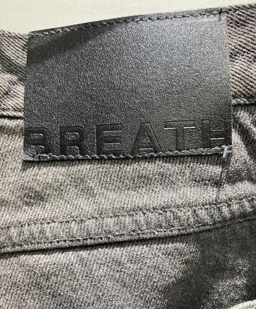 BREATH（ブレス）BREATH (ブレス) COATING DAMAGE DENIM PANTS デニムパンツ ブラック サイズ:XLの古着・服飾アイテム