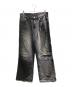 BREATH（ブレス）の古着「COATING DAMAGE DENIM PANTS デニムパンツ」｜ブラック