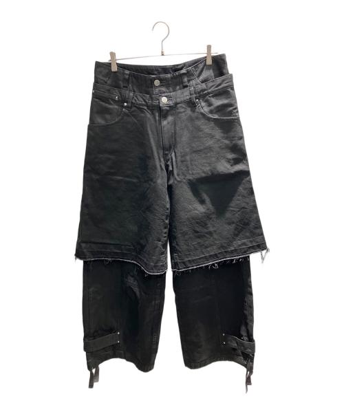 FILTH（フィルス）FILTH (フィルス) デニムパンツ ブラック サイズ:3の古着・服飾アイテム