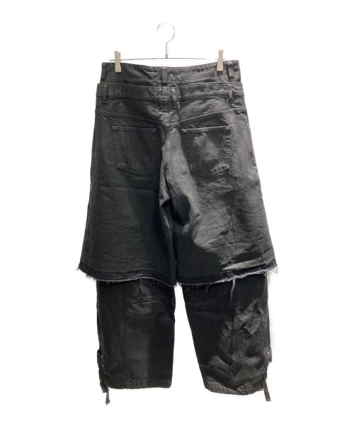 FILTH（フィルス）FILTH (フィルス) デニムパンツ ブラック サイズ:3の古着・服飾アイテム