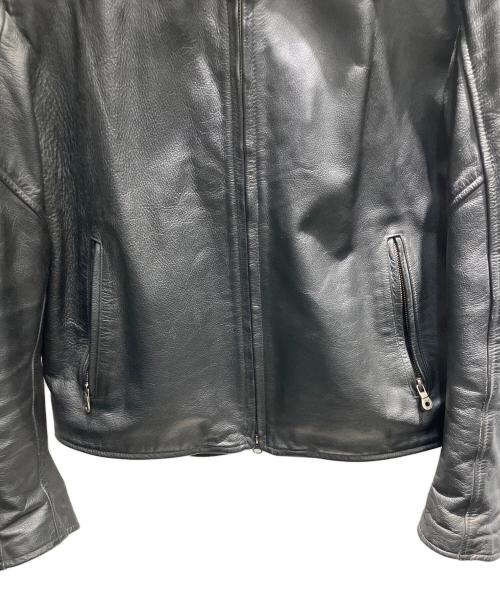 HARLEY-DAVIDSON（ハーレーダビッドソン）HARLEY-DAVIDSON (ハーレーダビッドソン) シングルライダースジャケット ブラック サイズ:Mの古着・服飾アイテム