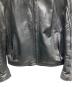 中古・古着 HARLEY-DAVIDSON (ハーレーダビッドソン) シングルライダースジャケット ブラック サイズ:M：22000円