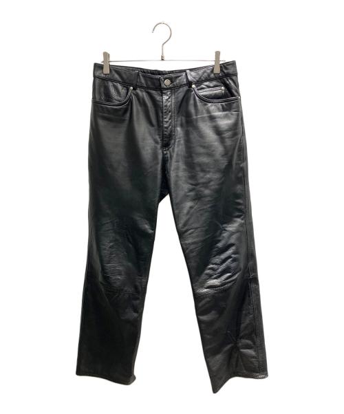 HARLEY-DAVIDSON（ハーレーダビッドソン）HARLEY-DAVIDSON (ハーレーダビッドソン) レザーパンツ ブラック サイズ:34の古着・服飾アイテム