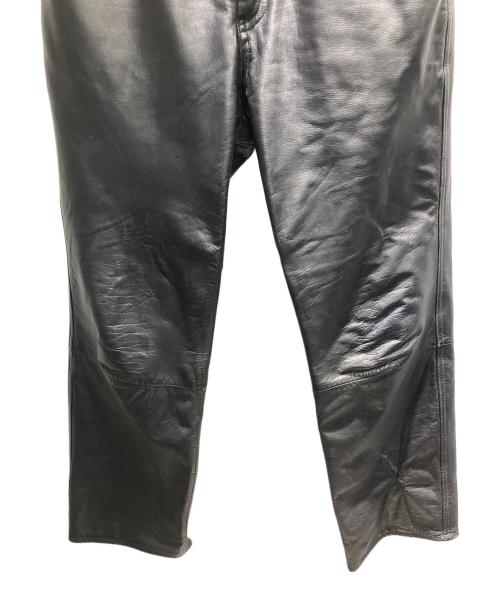 HARLEY-DAVIDSON（ハーレーダビッドソン）HARLEY-DAVIDSON (ハーレーダビッドソン) レザーパンツ ブラック サイズ:34の古着・服飾アイテム
