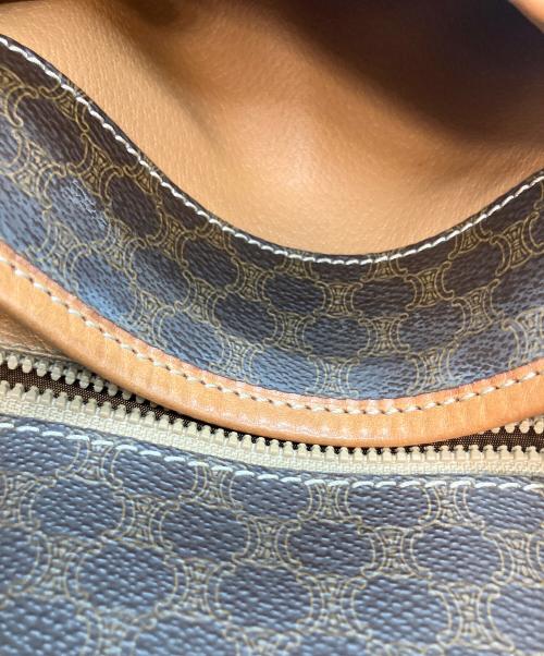 CELINE（セリーヌ）CELINE (セリーヌ) マカダム M90 ショルダーバッグ ブラウンの古着・服飾アイテム