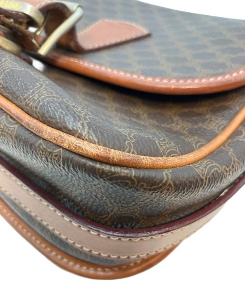 CELINE（セリーヌ）CELINE (セリーヌ) マカダム M90 ショルダーバッグ ブラウンの古着・服飾アイテム