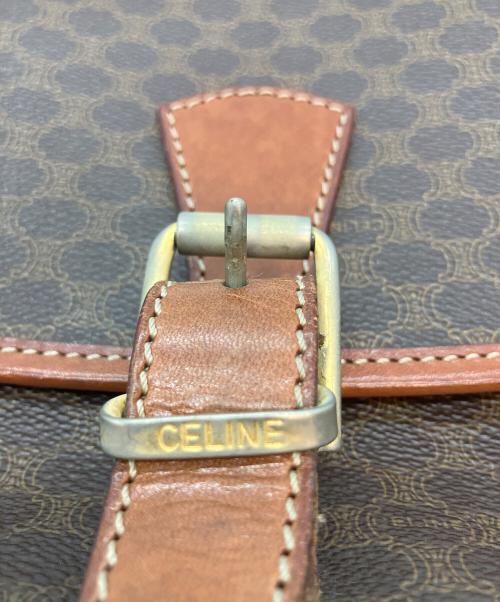CELINE（セリーヌ）CELINE (セリーヌ) マカダム M90 ショルダーバッグ ブラウンの古着・服飾アイテム